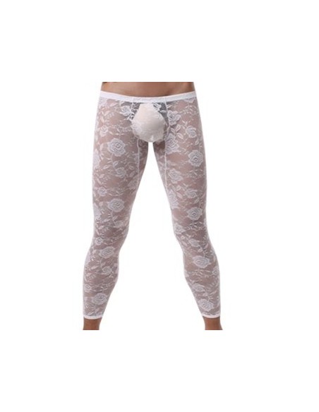 Caleçon dentelle sexy Blanc