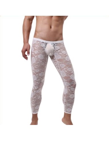 Caleçon dentelle sexy Blanc