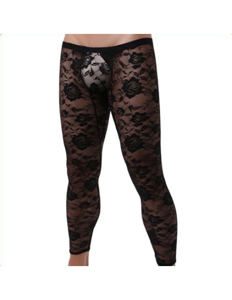 Caleçon dentelle sexy Noir