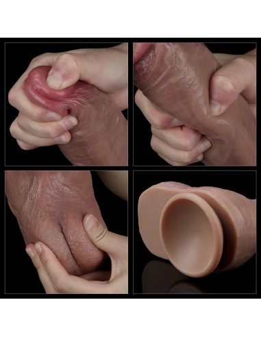 Gode réaliste Nature Cock Veiny 20 x 5cm Métis