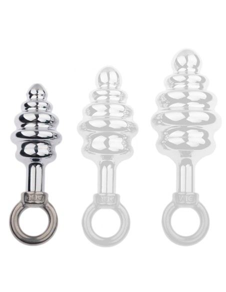 Plug en métal avec Anneau Butt Pal 6 x 2.8cm Plug en métal avec Anneau Butt Pal 6 x 2.8cm