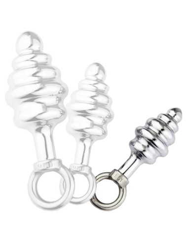 Plug en métal avec Anneau Butt Pal 6 x 2.8cm