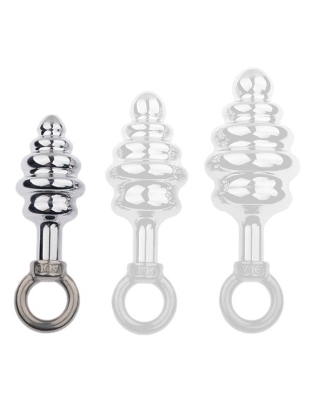 Plug en métal Butt Pal avec laisse 6 x 2.8cm Plug en métal Butt Pal avec laisse 6 x 2.8cm