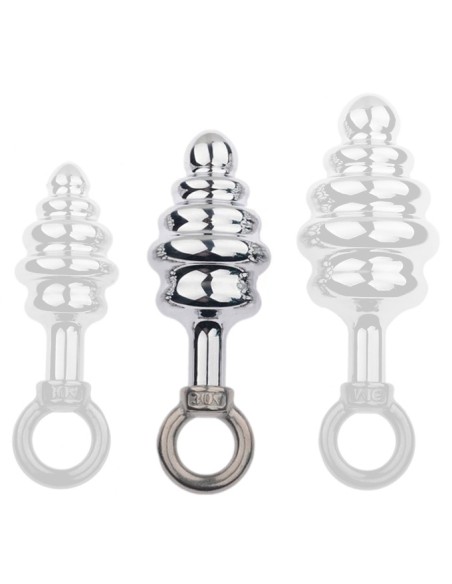 Plug en métal avec Anneau Butt Pal 7 x 3.5cm Plug en métal avec Anneau Butt Pal 7 x 3.5cm