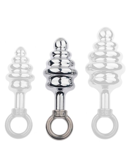 Plug en métal Butt Pal avec laisse 7 x 3.5cm