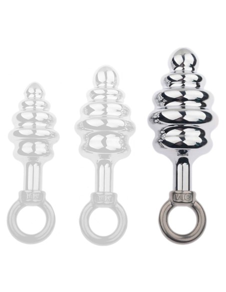 Plug en métal Butt Pal avec laisse 8 x 4cm Plug en métal Butt Pal avec laisse 8 x 4cm