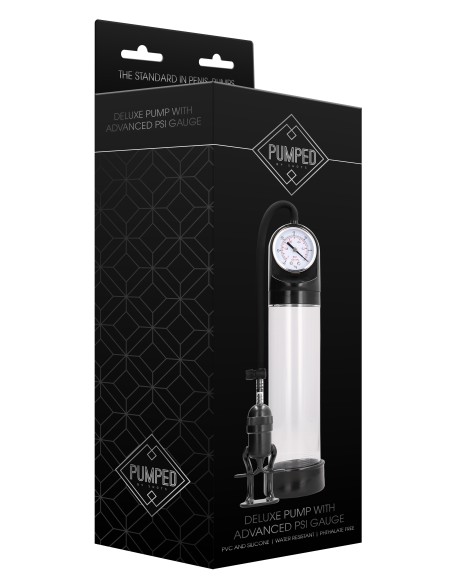 Pompe à pénis avec jauge Advanced 21 x 6cm Pompe à pénis avec jauge Advanced 21 x 6cm