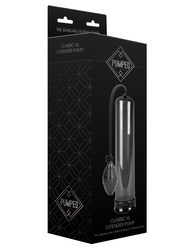Pompe pour pénis Classic XL 30 x 6.5 cm Noire