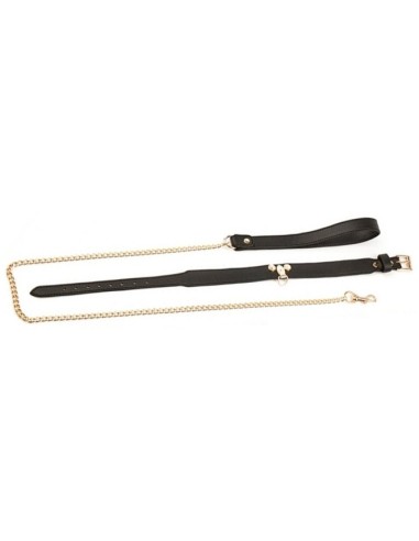 Collier-Laisse Master Me Noir