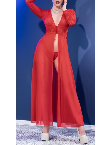 Robe ouverte Nuria - Rouge