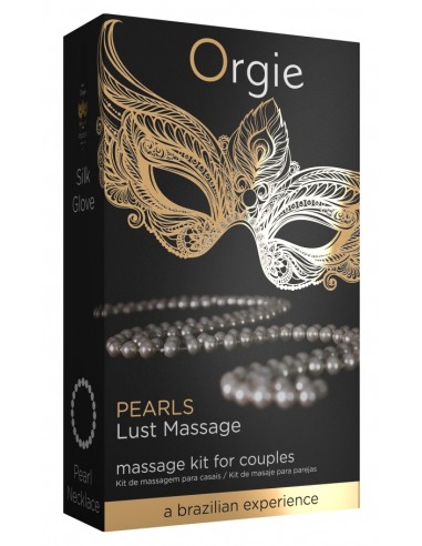 Gel de massage + collier de perles Lust Massage 30ml