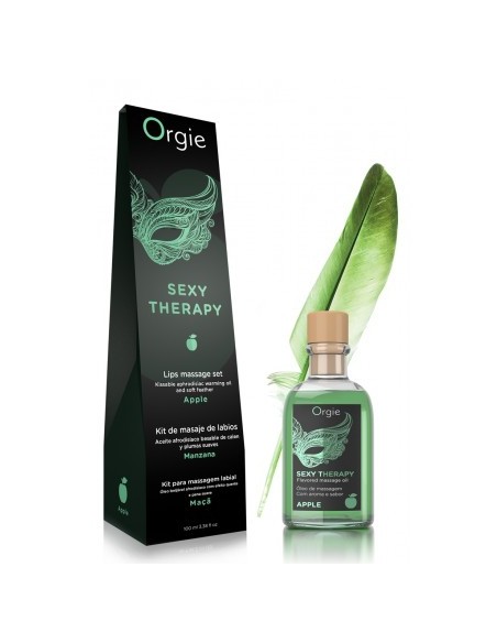 Huile de massage embrassable Sexy Therapy Pomme 100ml