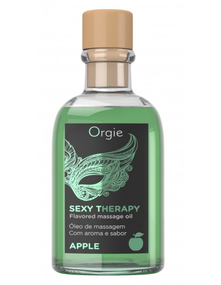 Huile de massage embrassable Sexy Therapy Pomme 100ml
