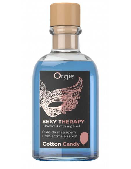 Huile de massage Embrassable SEXY THERAPY Barbe à papa 100ml