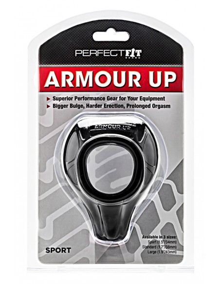 Cockring Armour Up Sport Noir