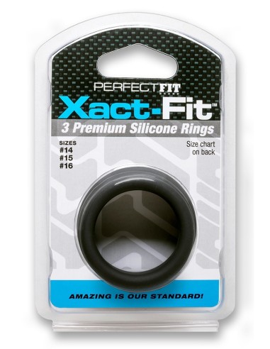 Lot de 3 cockrings Xact-Fit S-M - Cockrings Flexibles - 2