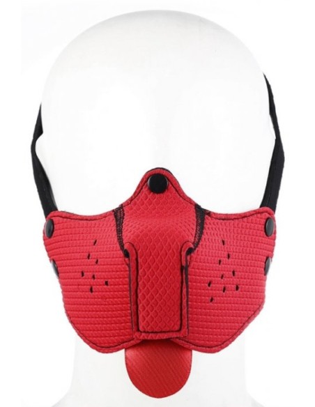 Museau + Langue Néoprène Puppy Rouge