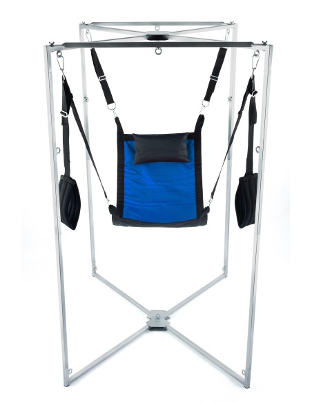 Kit Sling Tissu Carré Bleu-Noir Armature Grise Kit Sling Tissu Carré Bleu-Noir Armature Grise