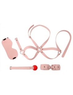 Kit d'Initiation BDSM Obedience 4 Pièces Rose