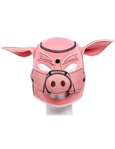 Cagoule Tête de cochon Pig Hood Rose