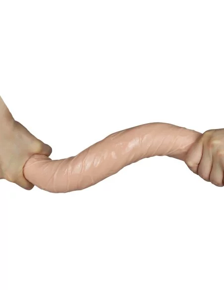 Double Dildo Realistic Slim 44 x 4.5cm