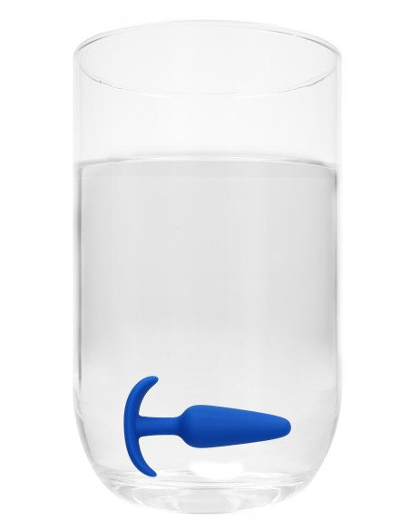 Plug Slim Butt 7.5 x 2cm Bleu