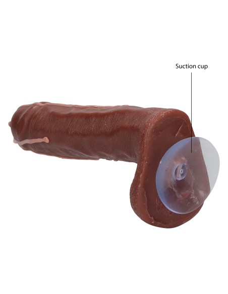 Savon Pénis avec sperme Dicky Marron Savon Pénis avec sperme Dicky Marron