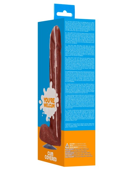 Savon Pénis avec sperme Dicky Marron Savon Pénis avec sperme Dicky Marron