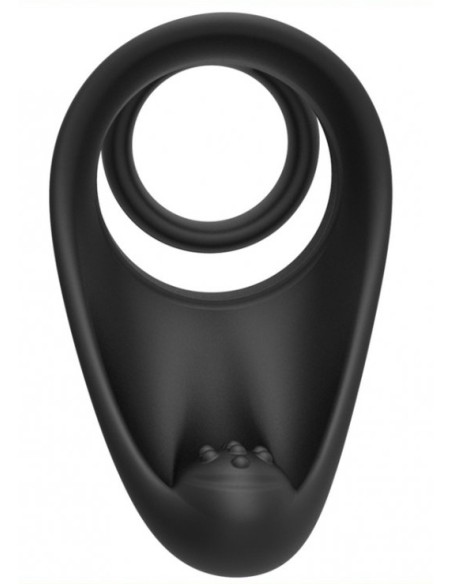 Double Cockring Dual On Silicone Double Cockring Dual On Silicone