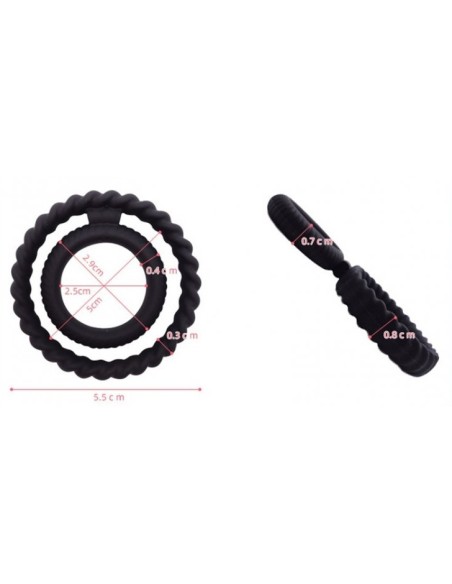 Double Cockring Dual Ring