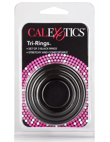 Lot de 3 cockrings Noir