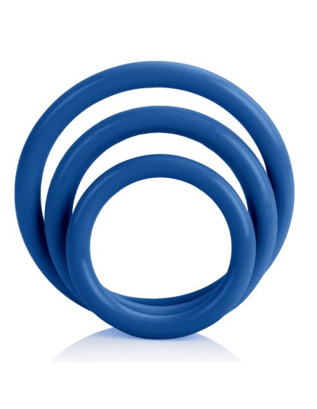 Cockrings Tri-Rings Bleus