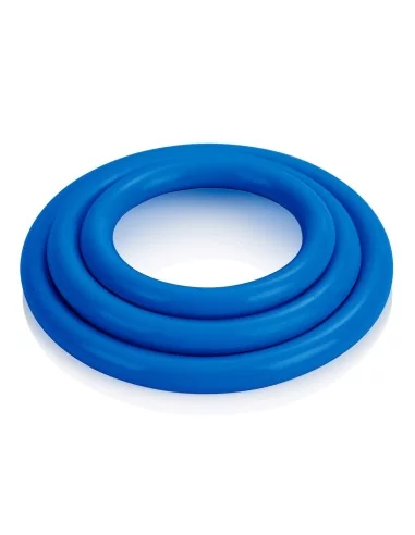 Tri-Rings Cockring Bleu