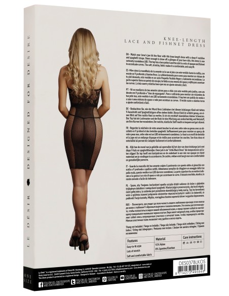 Robe sexy Deva - Noire