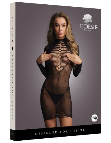 Robe manches longues Myrajane - Noir