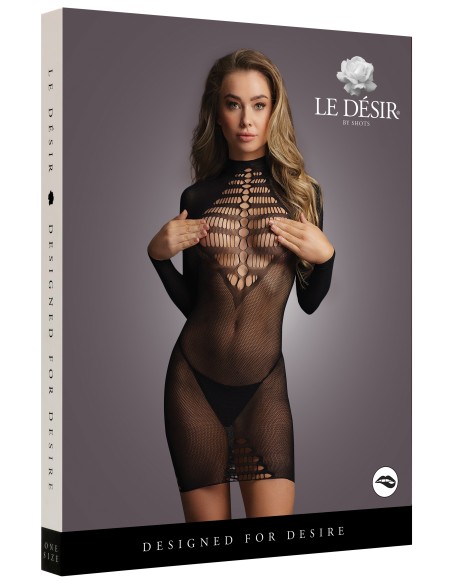 Robe manches longues Myrajane - Noir