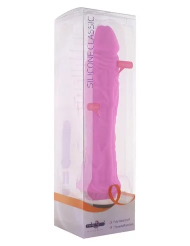 Dildo vibrant Large Classic 19 x 4.3cm Rose