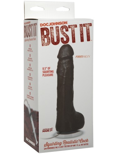 Gode éjaculateur Bust It 15 x 5.5cm Noir