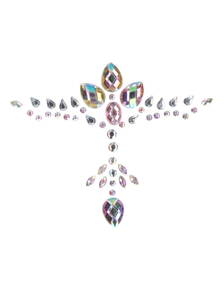 Strass autocollants pour décolleté Dazzling Bling