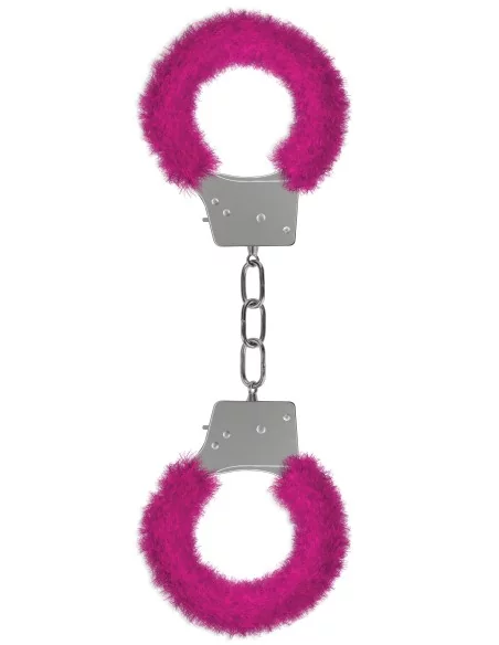 Menottes Fourrures Métalliques Rose
