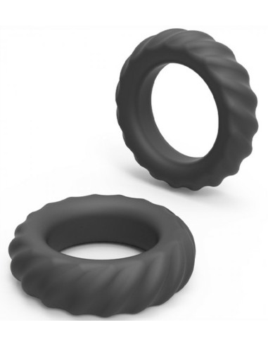 Pack de 5 cockrings Enhance Rings Silicone