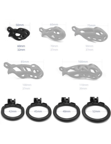 Cage de chasteté SOLID ASPIC 5 x 3.2cm