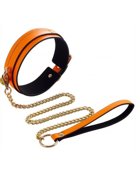 Collier-Laisse Phosphorescent Luminous Orange Collier-Laisse Phosphorescent Luminous Orange
