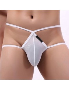 Jockstrap Sexy JUST THIN Blanc