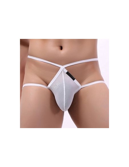 Jockstrap Sexy JUST THIN Blanc
