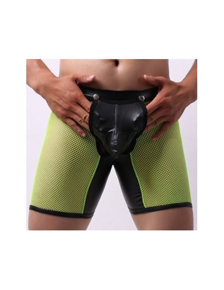 Bottomless Long OPEN IT Jaune Neon