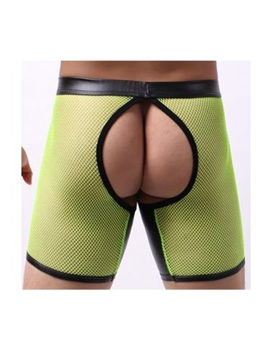 Bottomless Long OPEN IT Jaune Neon