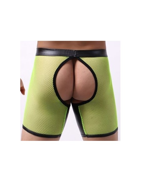 Bottomless Long OPEN IT Jaune Neon