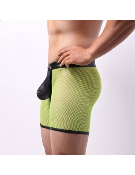 Bottomless Long OPEN IT Jaune Neon