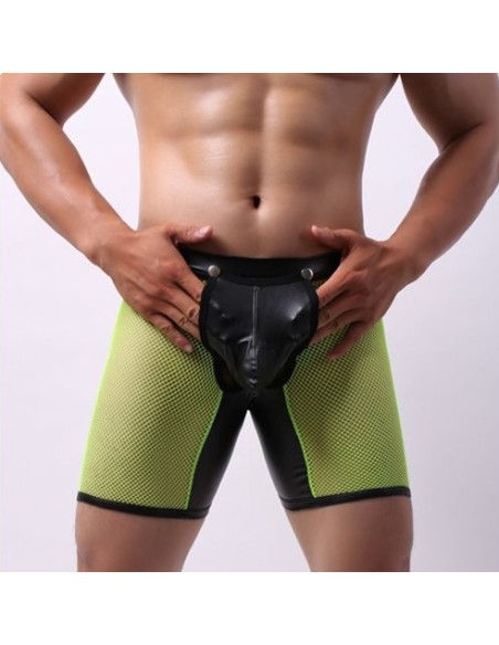 Bottomless Long OPEN IT Jaune Neon